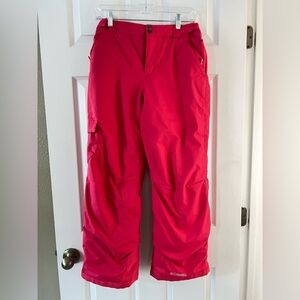 Columbia Girls  Winter Pink Pants Omni Heat Kids - Size L